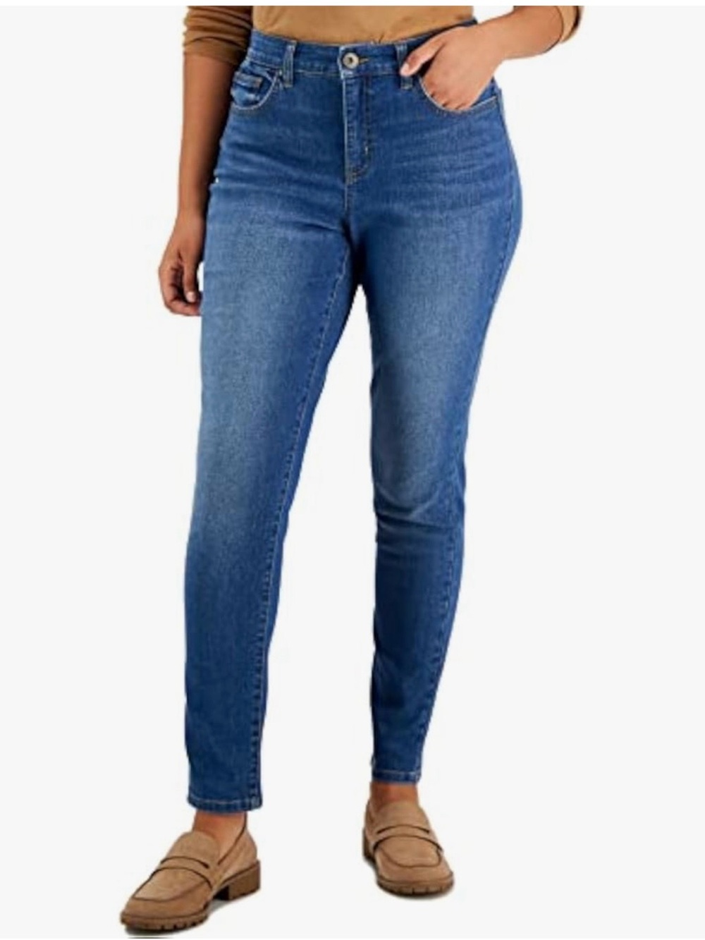 The limited women’s 16 W stretch, midrise skinny‎ jeans